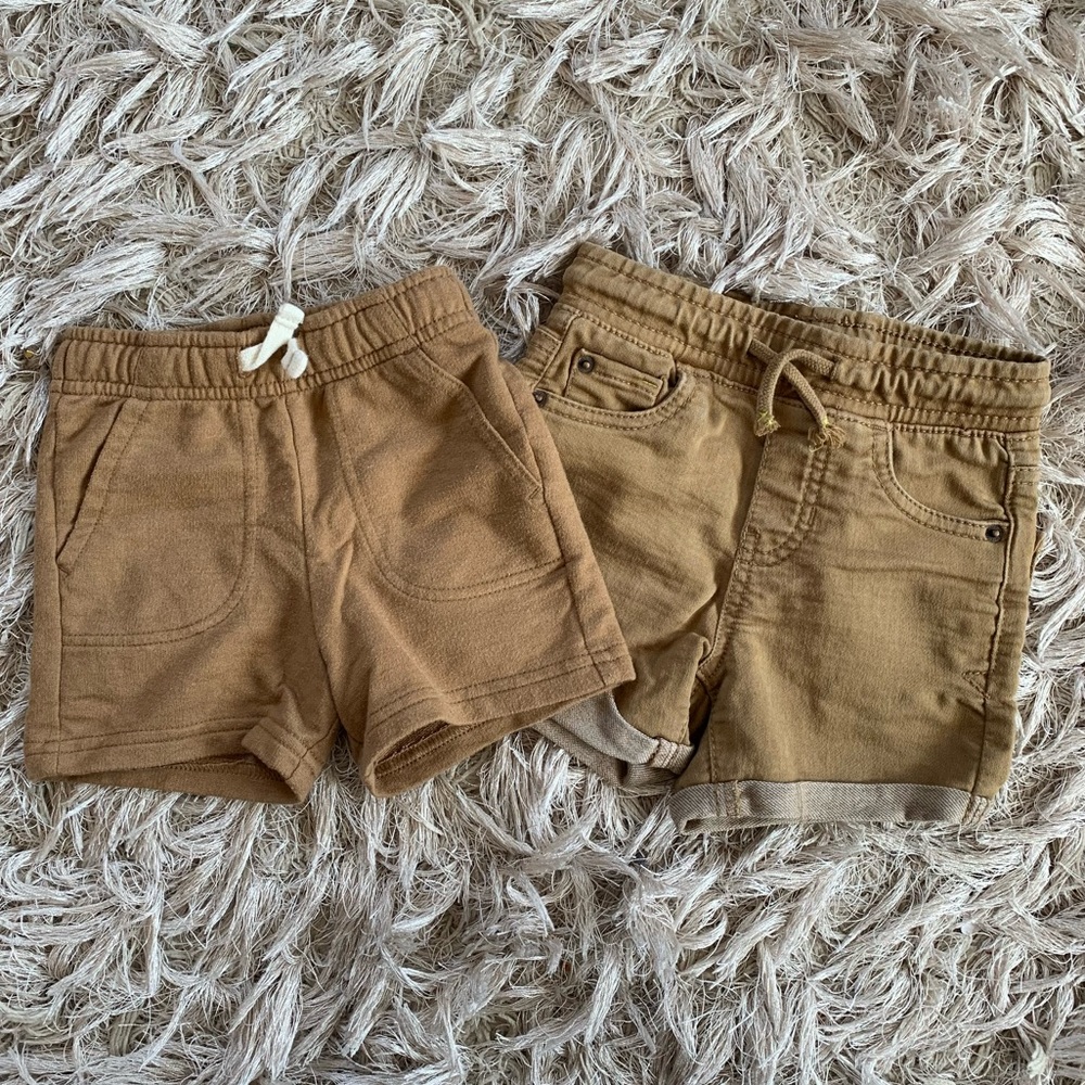 Cat & Jack Kids Tan Shorts Size 12M